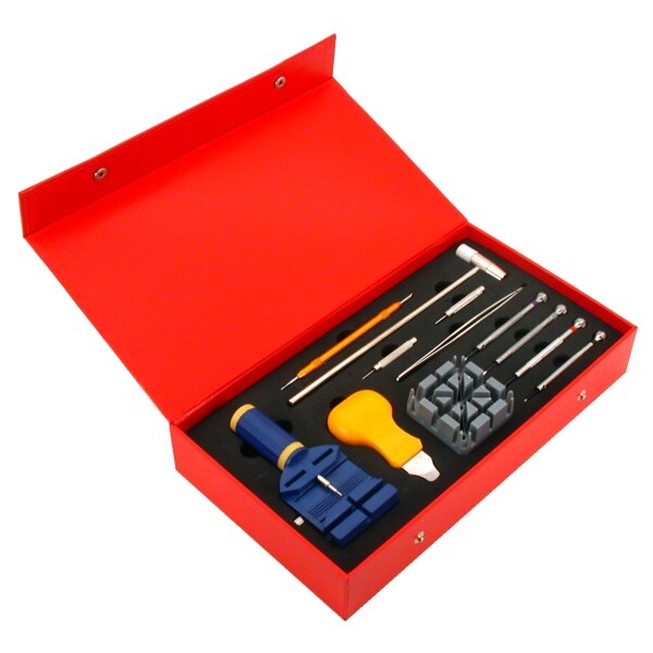 12 PC Deluxe Watch Opener Tool Kit