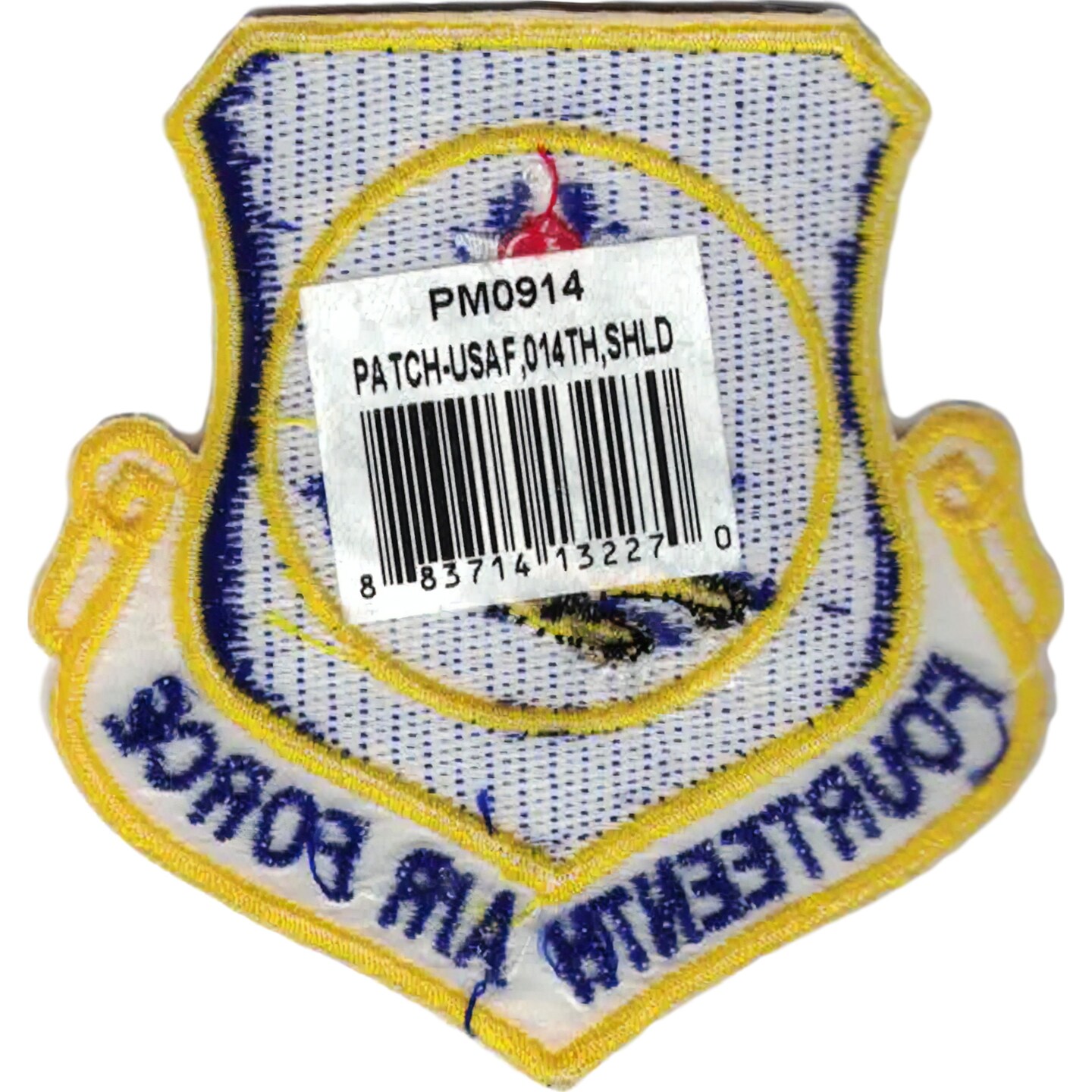 U.S. Air Force 14th Air Force Shield Patch Blue Yellow