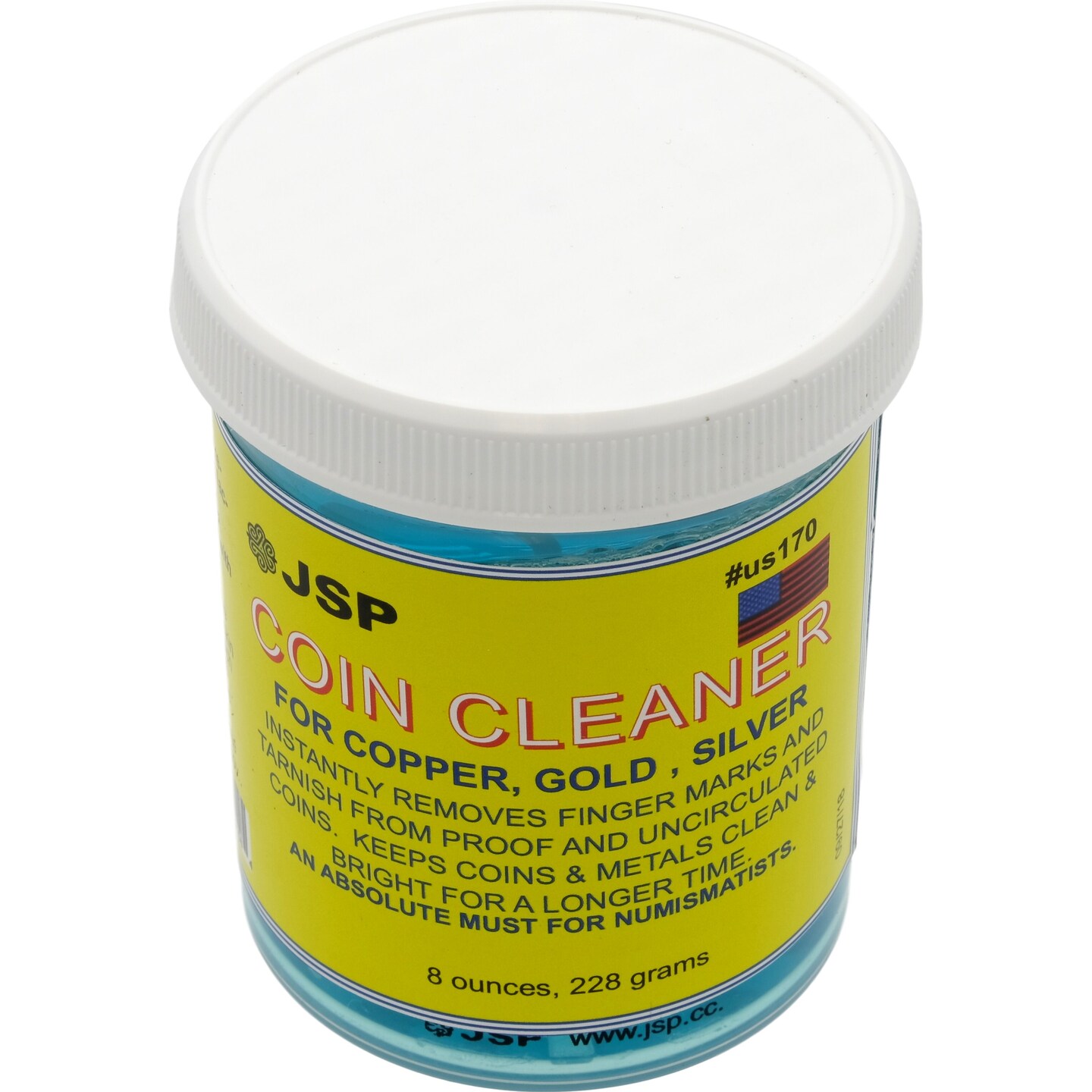 JSP® Coin Gold Bullion Jewelry Cleaner - 8 Oz with basket(us170)