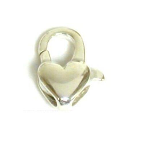 4 Sterling Silver Lobster Claw Heart &#x26; Dolphin Clasps