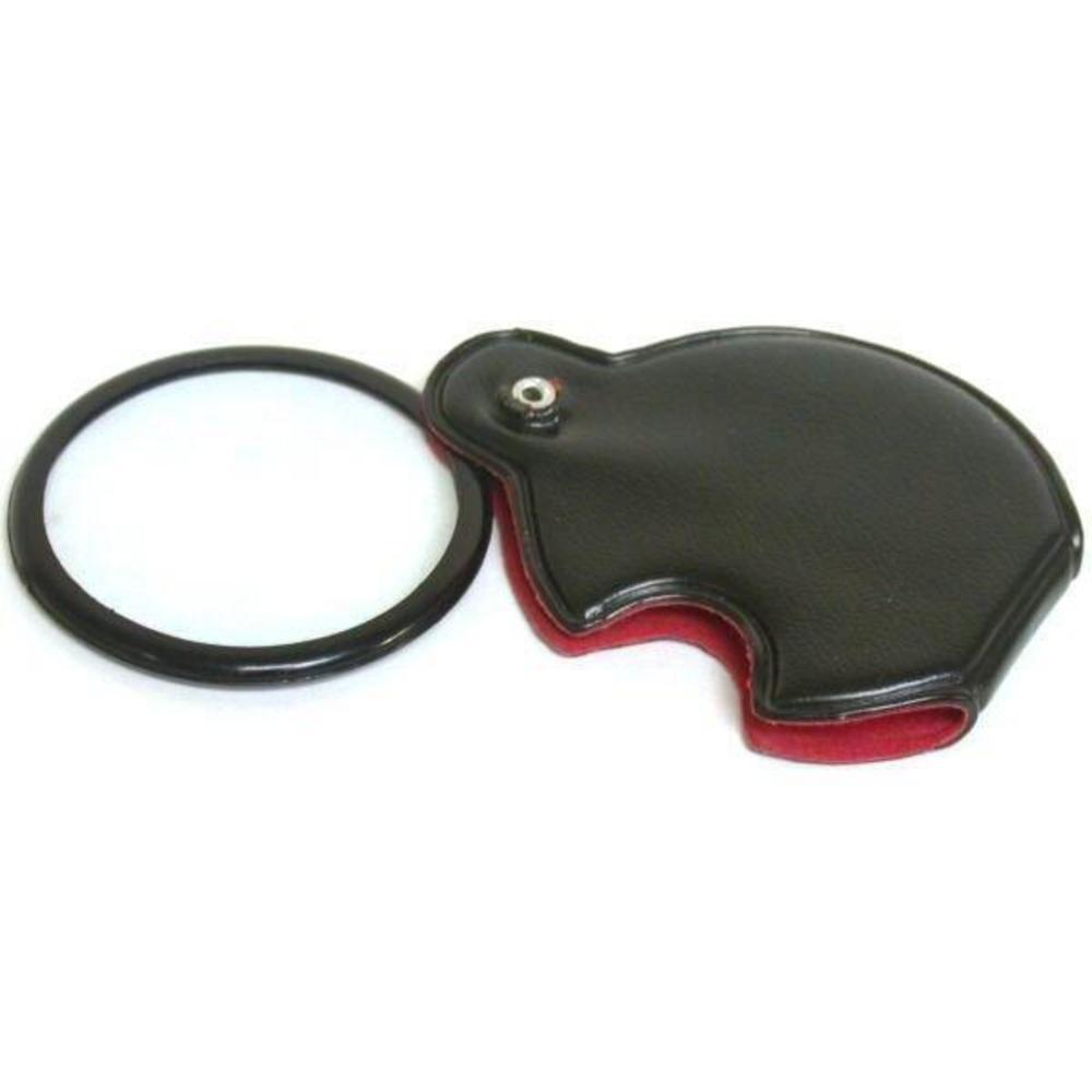 3X Folding Pocket Loupe Magnifier Magnifying Glass for Stamps and Coins