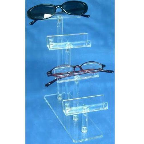 Plastic Sunglasses Show Rack, Transparent Glasses Stands
