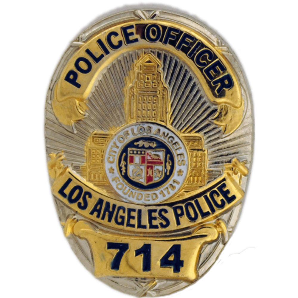 LAPD Los Angeles Police Department Police Officer 1.5" Enamel Tie Tac Pin