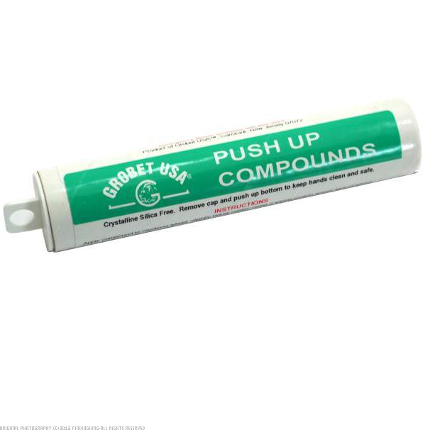 3&#x22; Cotton Buffing Wheel &#x26; Mandrel &#x26; Green Rouge Push-Up Polishing Compound