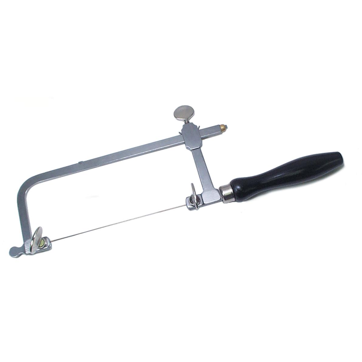 Grobet Jewelers Saw Frame, 4&#x22; Throat, Polished Steel