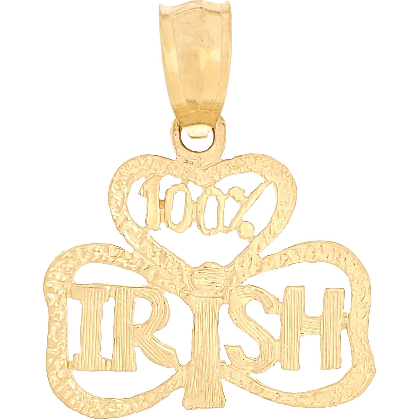 100% Irish Charm 14k Gold 13mm