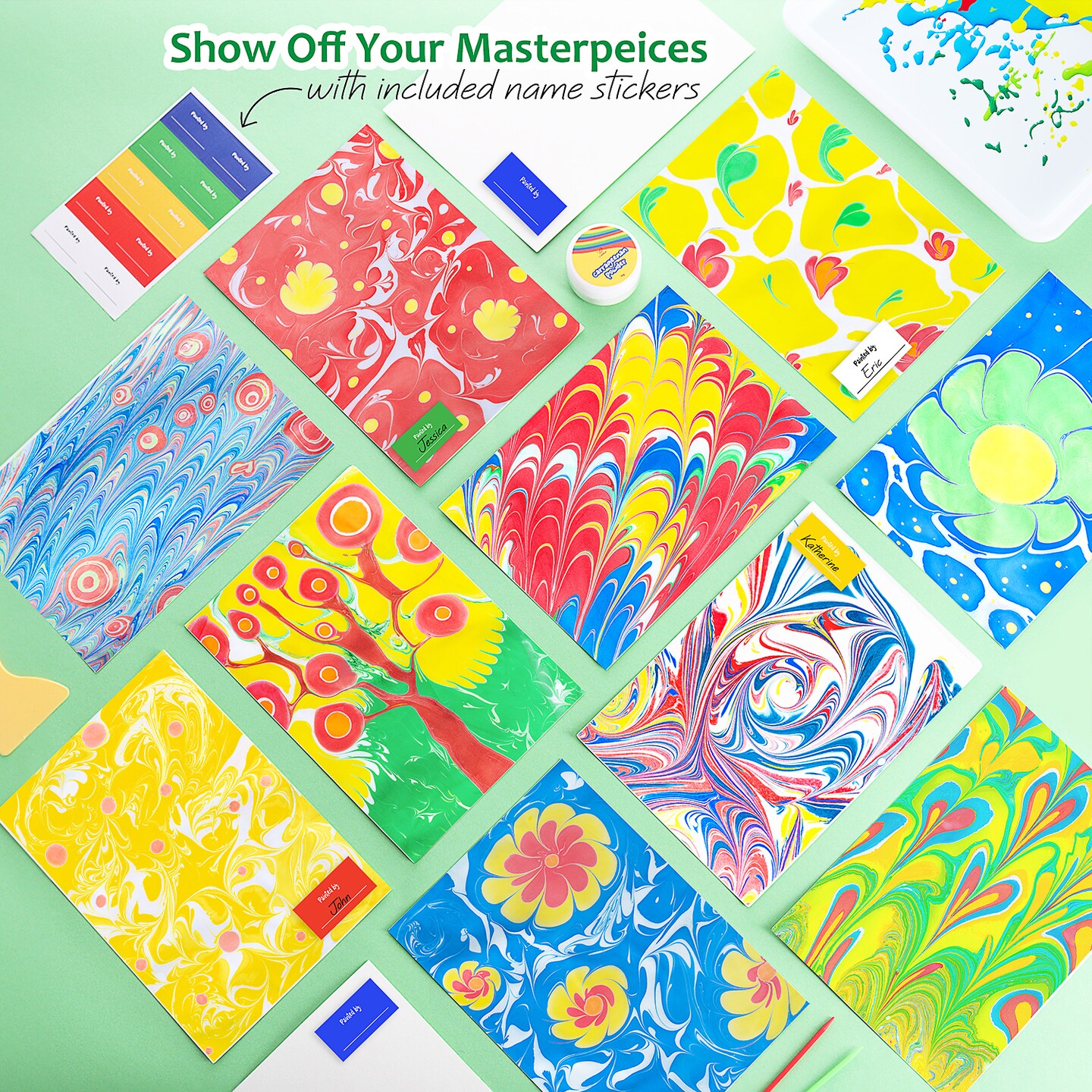 Marble Painting Creative Craft Kit From 2.00 GBP