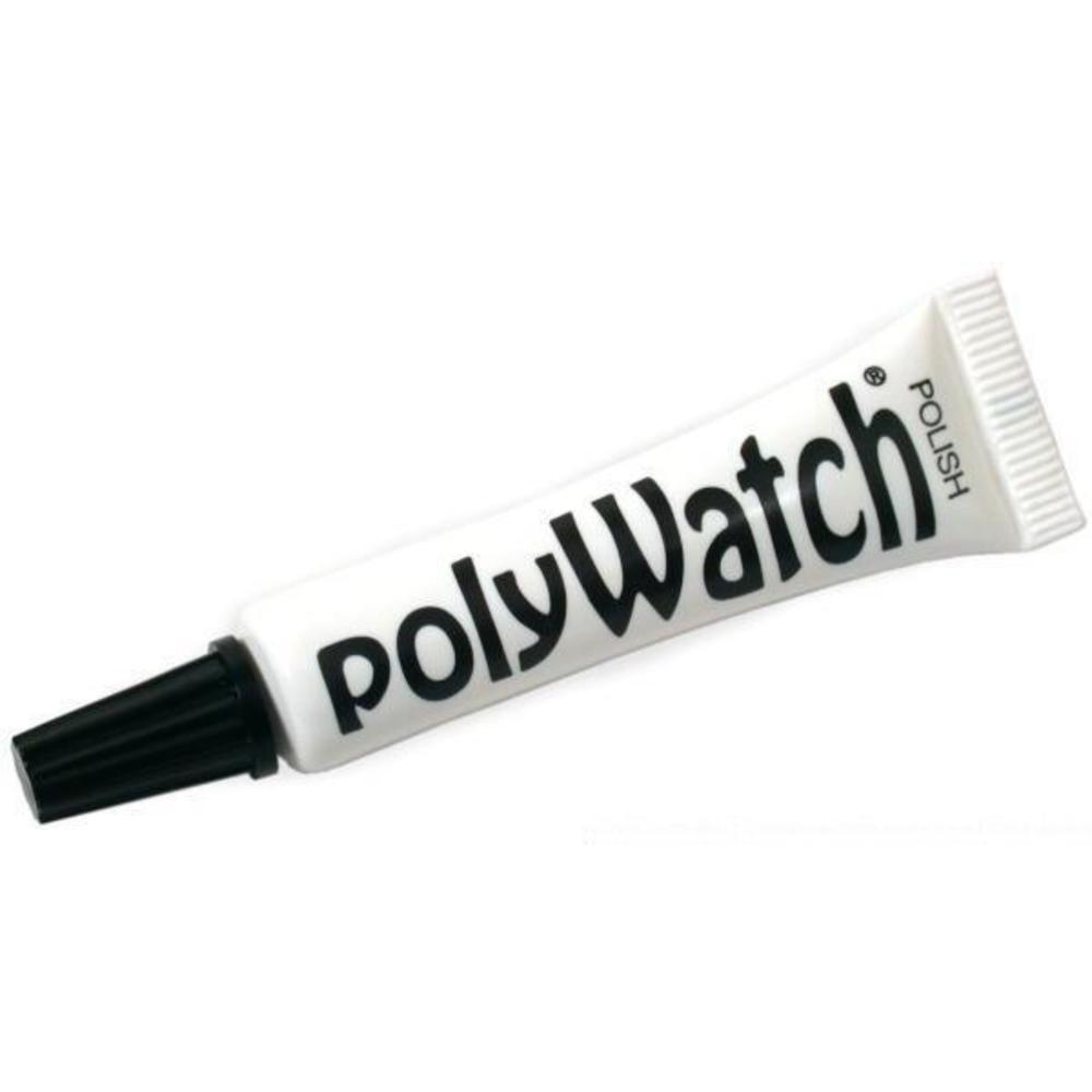 Polywatch Poly Watch Plastic Crystal Glass Polish & Scratch Remover Repair Tool with blue cloth