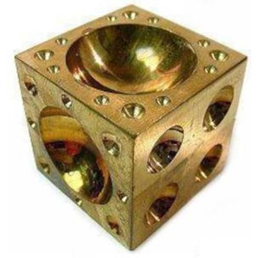 2 Brass Dapping Block Marking Anvil Jeweler Doming Tool