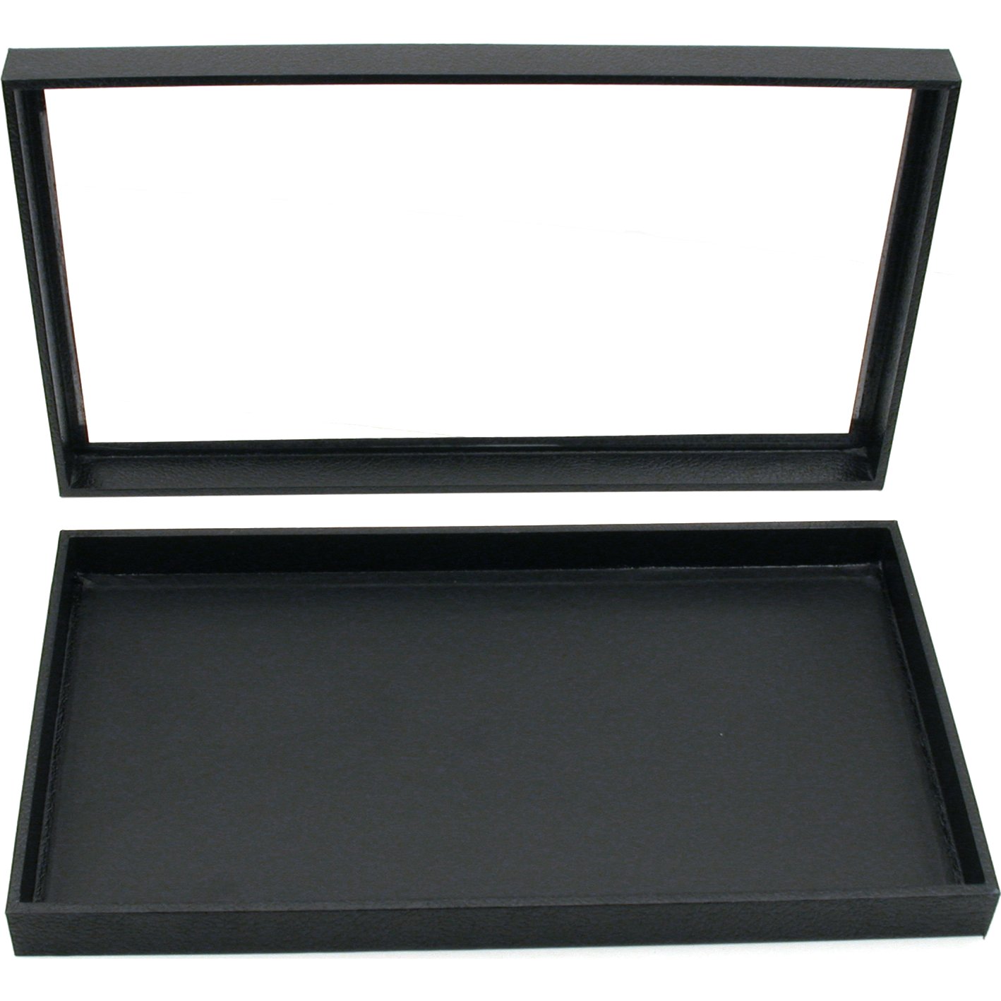 6 Jewelry Box Display Cases Gray 50 Slot Inserts New