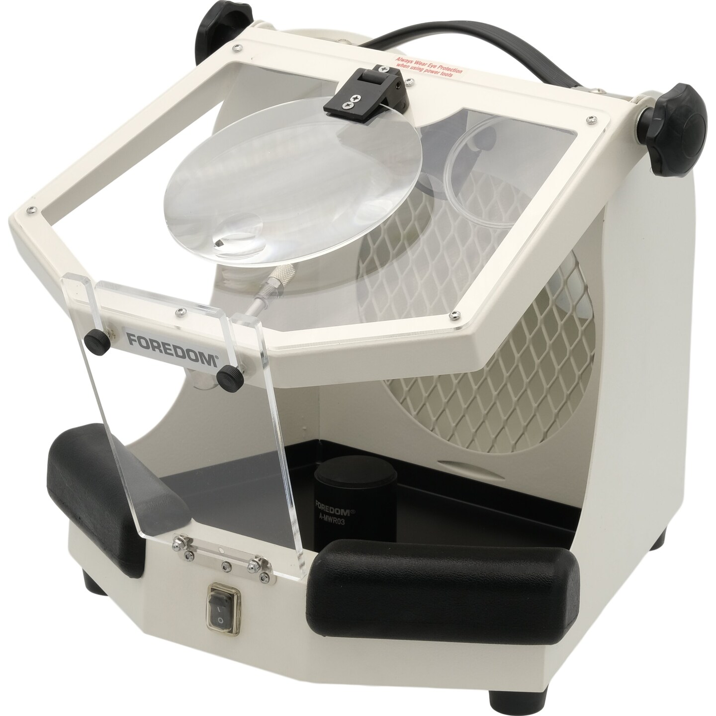Foredom MALC15 Work Chamber Lighted Enclosure Hood for a Dust Collector 110/220v
