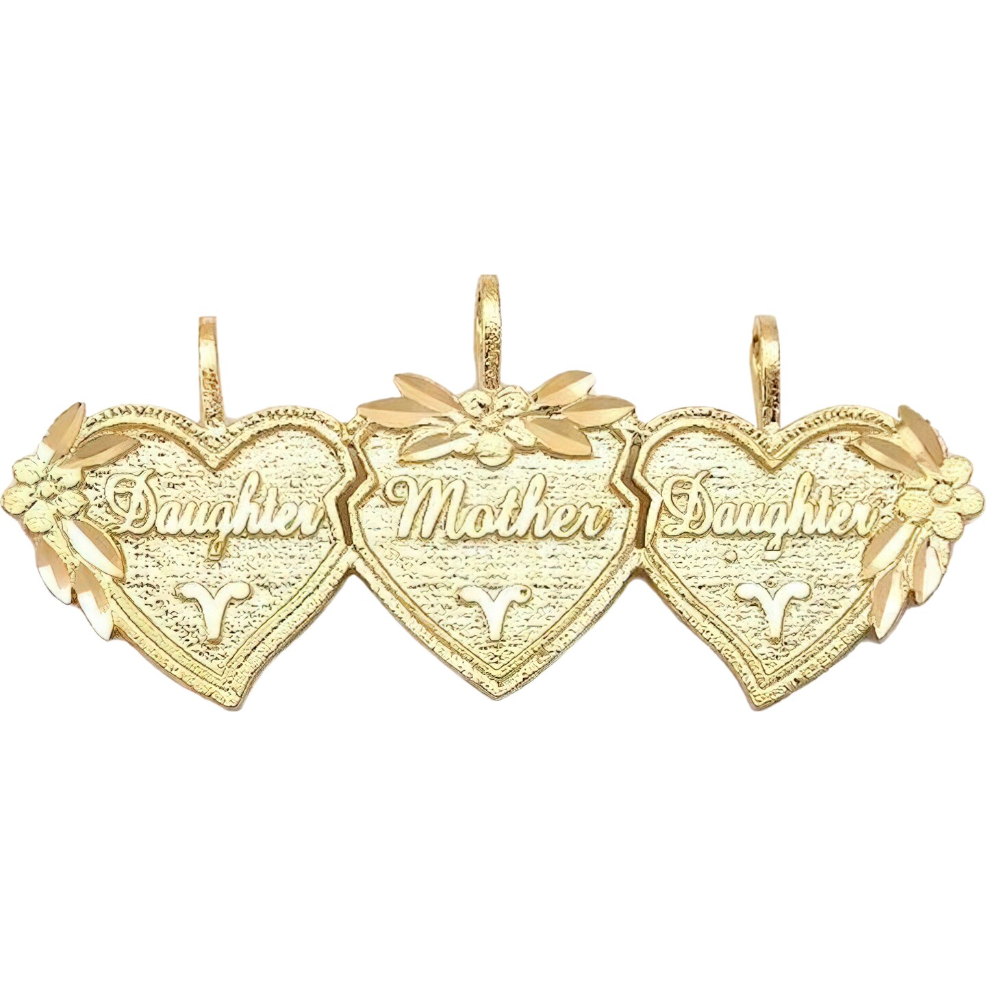 14K Gold Daughter Mother Daughter Charm Breakable 17mm Michaels