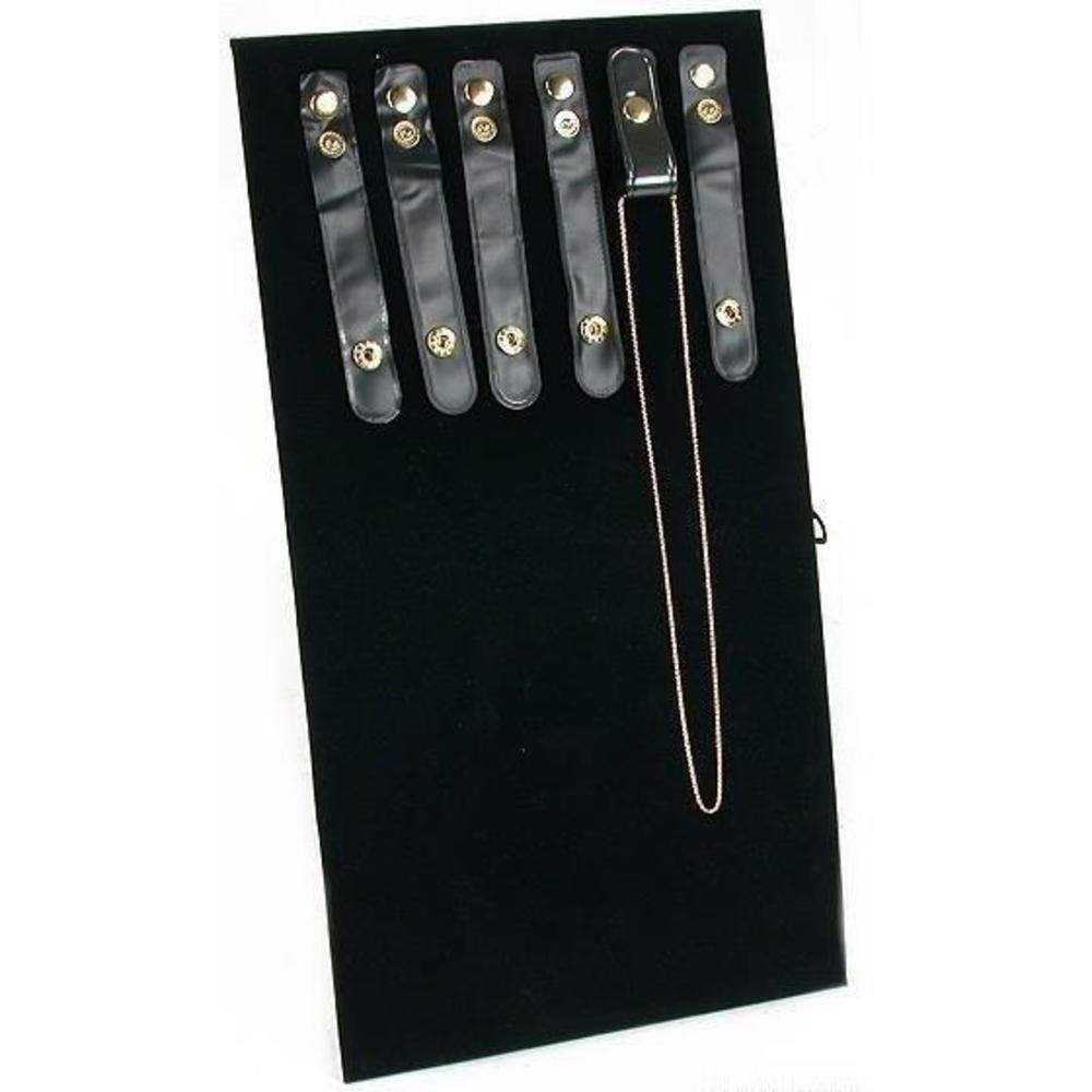 Jewelry Cases w/ Two Velvet Necklace Displays & 32 Slot Tray Insert Kit 5 Pcs