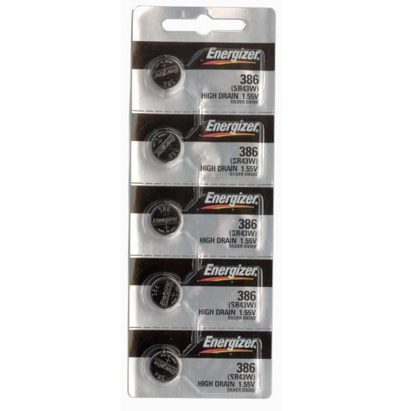 25 386 / 301 Energizer Watch Batteries SR43SW SR43W