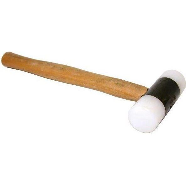 thumbnail image 2 of Nylon-Tipped Metal Forming Hammer – 9-Face Plastic Head Jewelry Tool By PMC Supplies 2 of 5