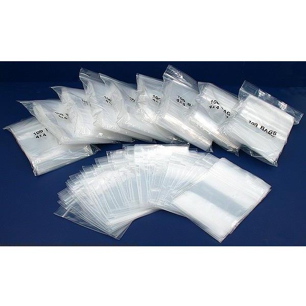 1000 Zipper Poly Bag Resealable Plastic Baggies 4