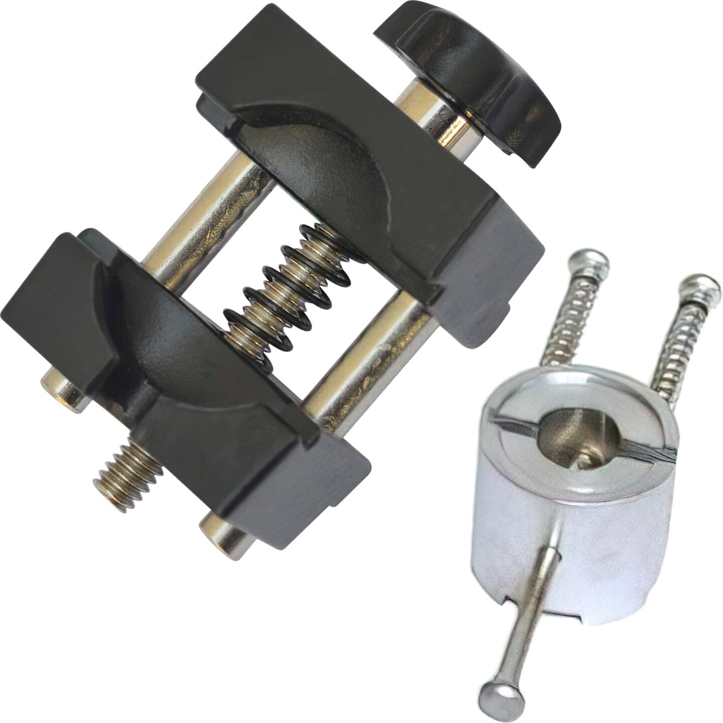 2 Watch Case &#x26; Clock Movement Holder Repair Vise Tools