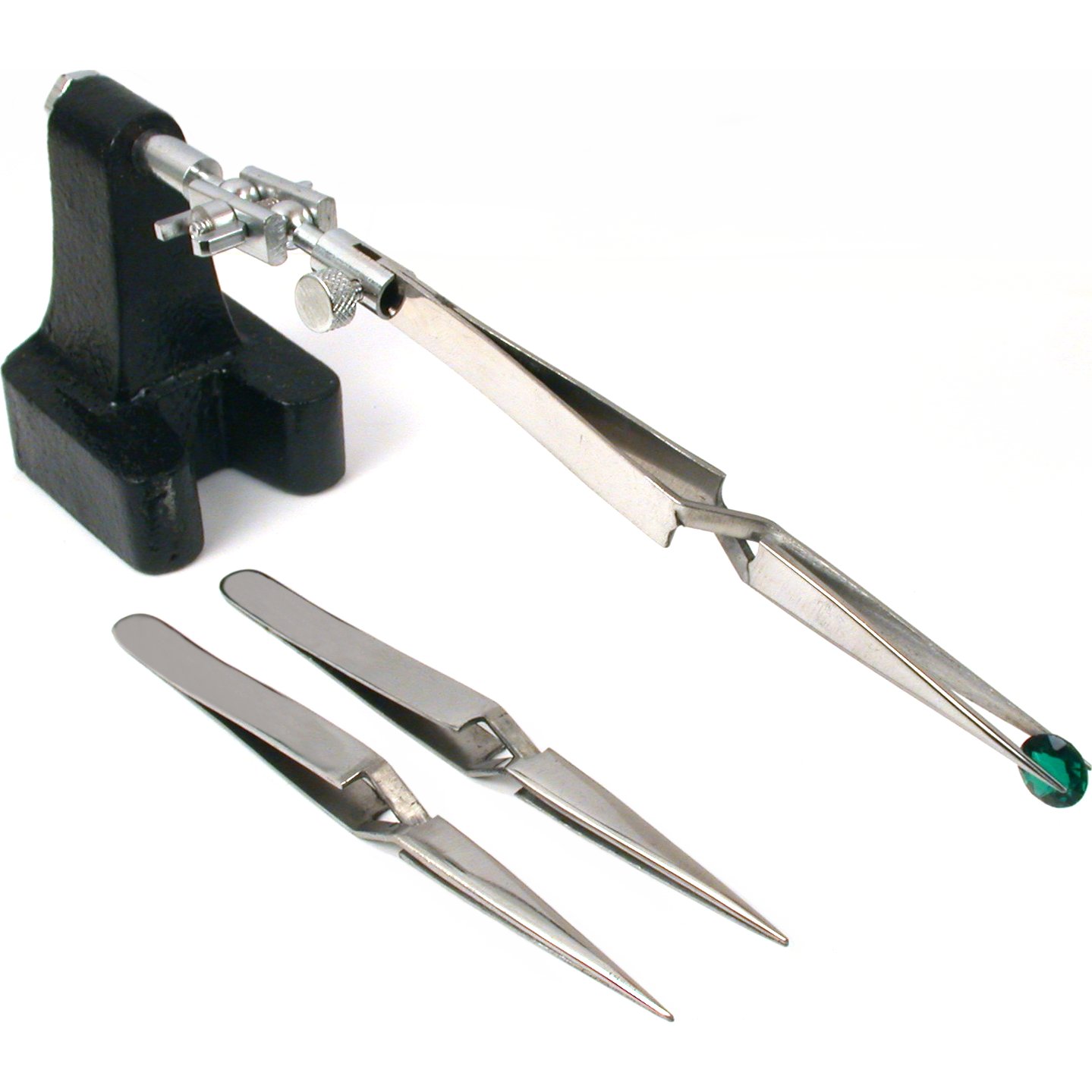 4 Cross Locking Tweezers Third Hand Base Jewelers Tool Michaels