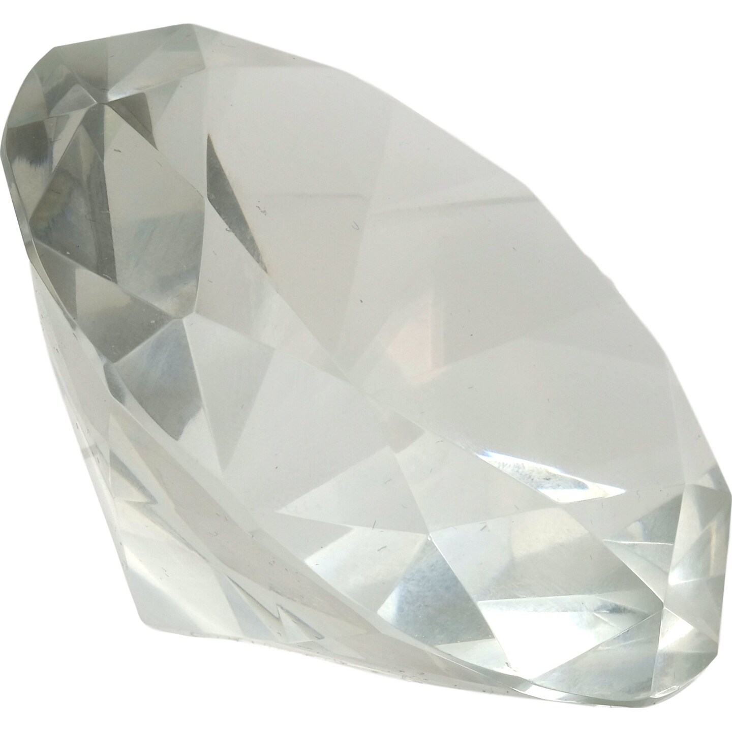 Crystal Diamond Showcase Jewelry Display Fixture 80mm