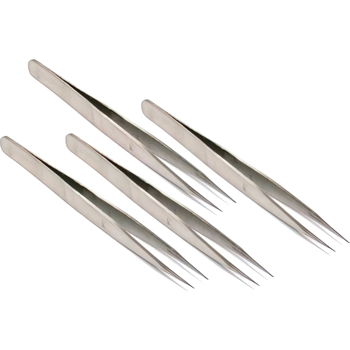 4 Antimagnetic Micro Computer Tweezers Watch Tool