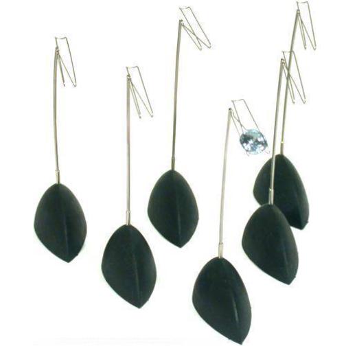 Pack of 6 Diamond & Gemstone Display Jewelers Counter Top Stands