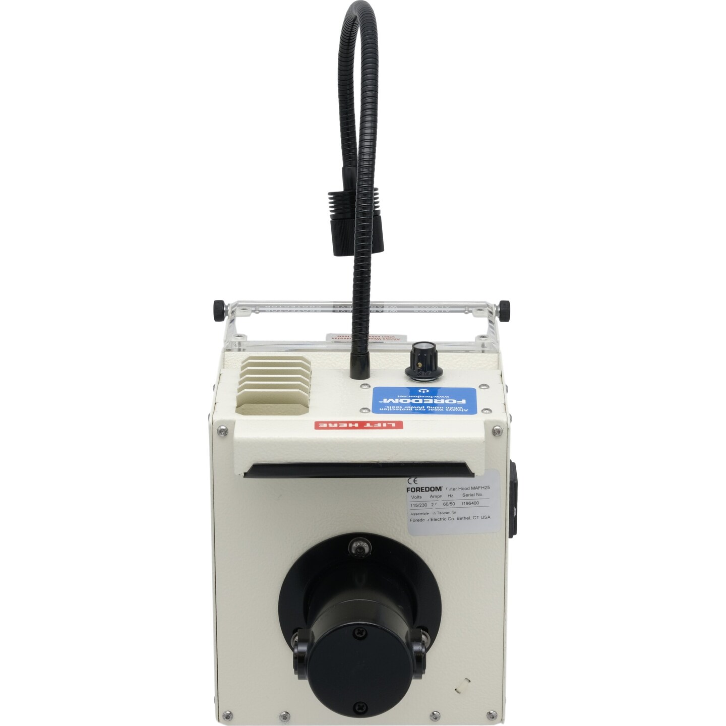 FOREDOM DUST COLLECTOR FILTER HOOD 110/220V MOTOR FOR GRINDING -POLISHING MAFH25