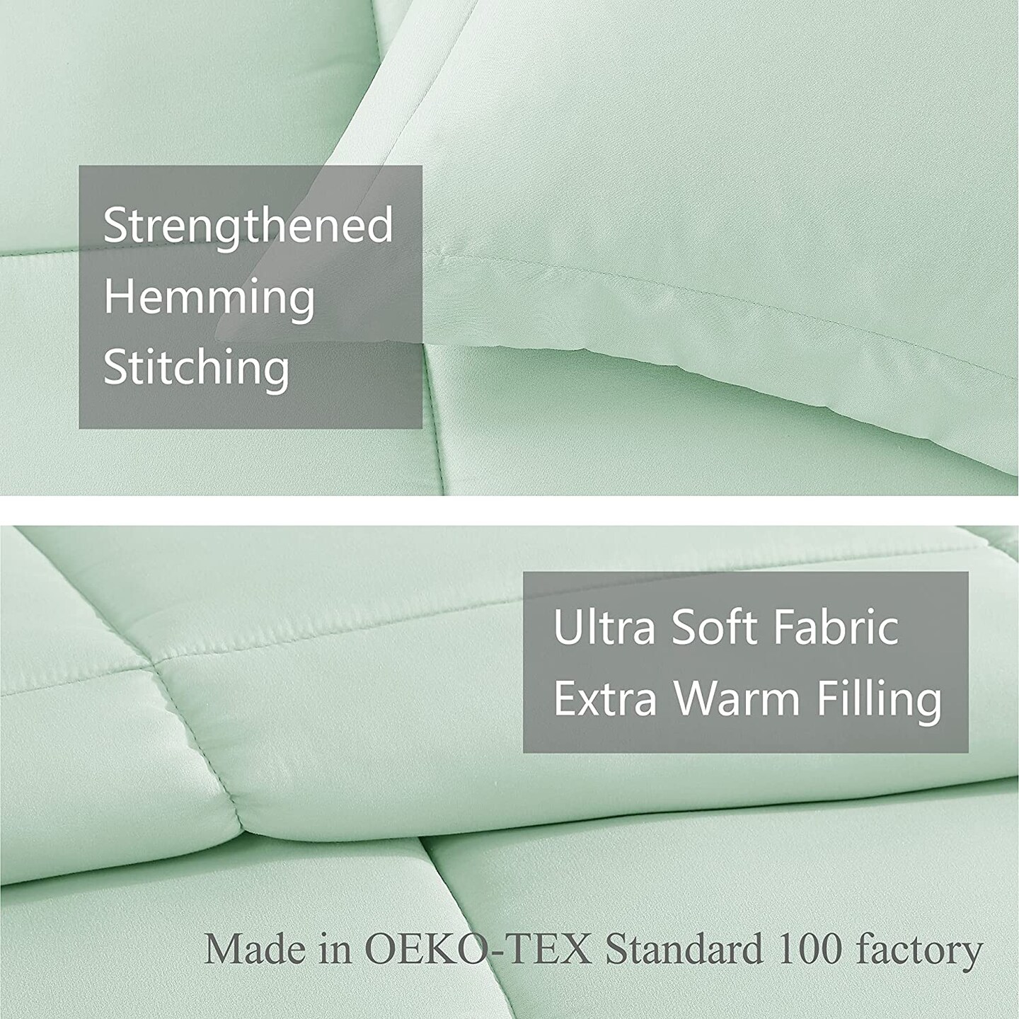 American Home Collection Down Alternative Comforter Set Extra Warm and Soft