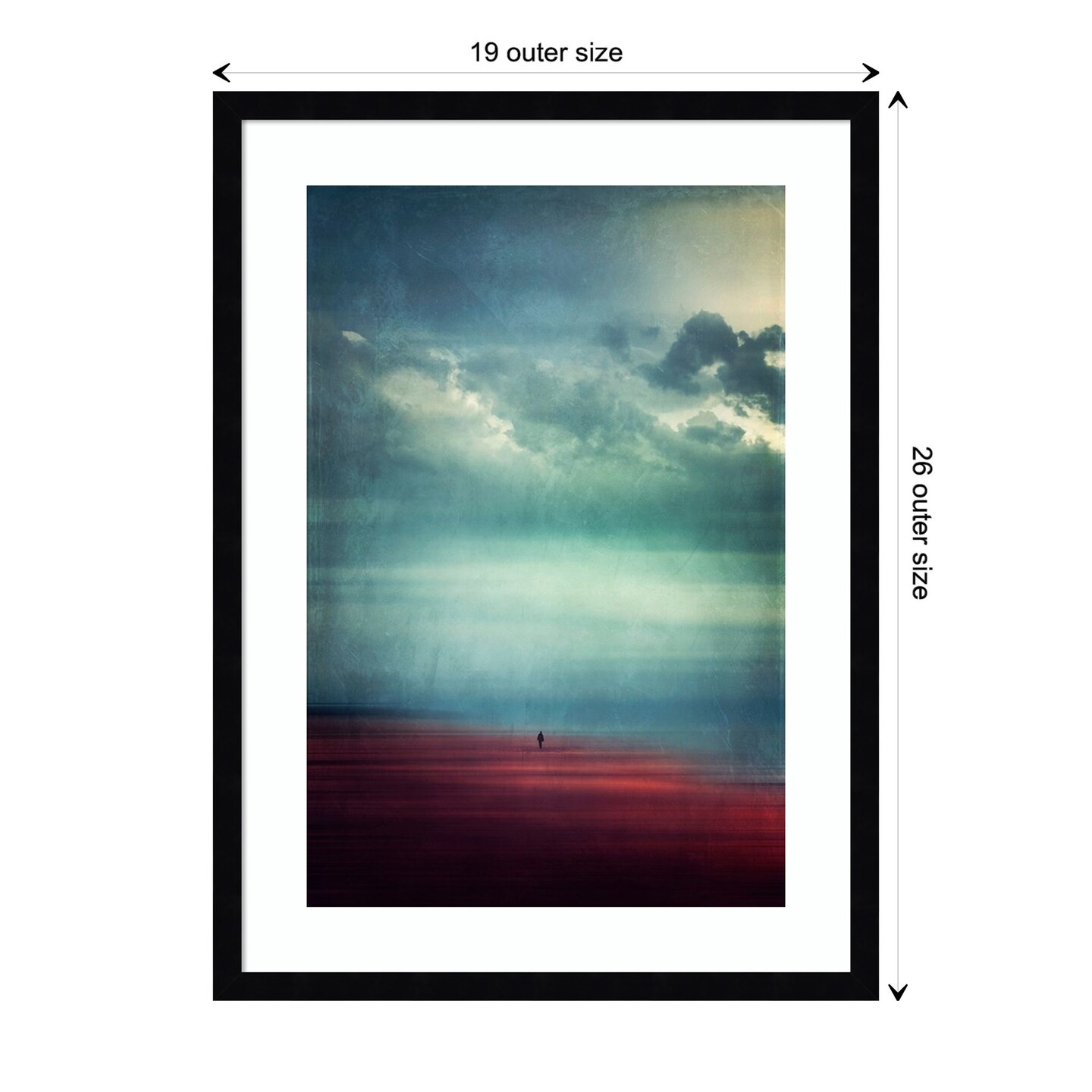 Enjoying Silence by Dirk Wustenhagen Wood Framed Wall Art Print
