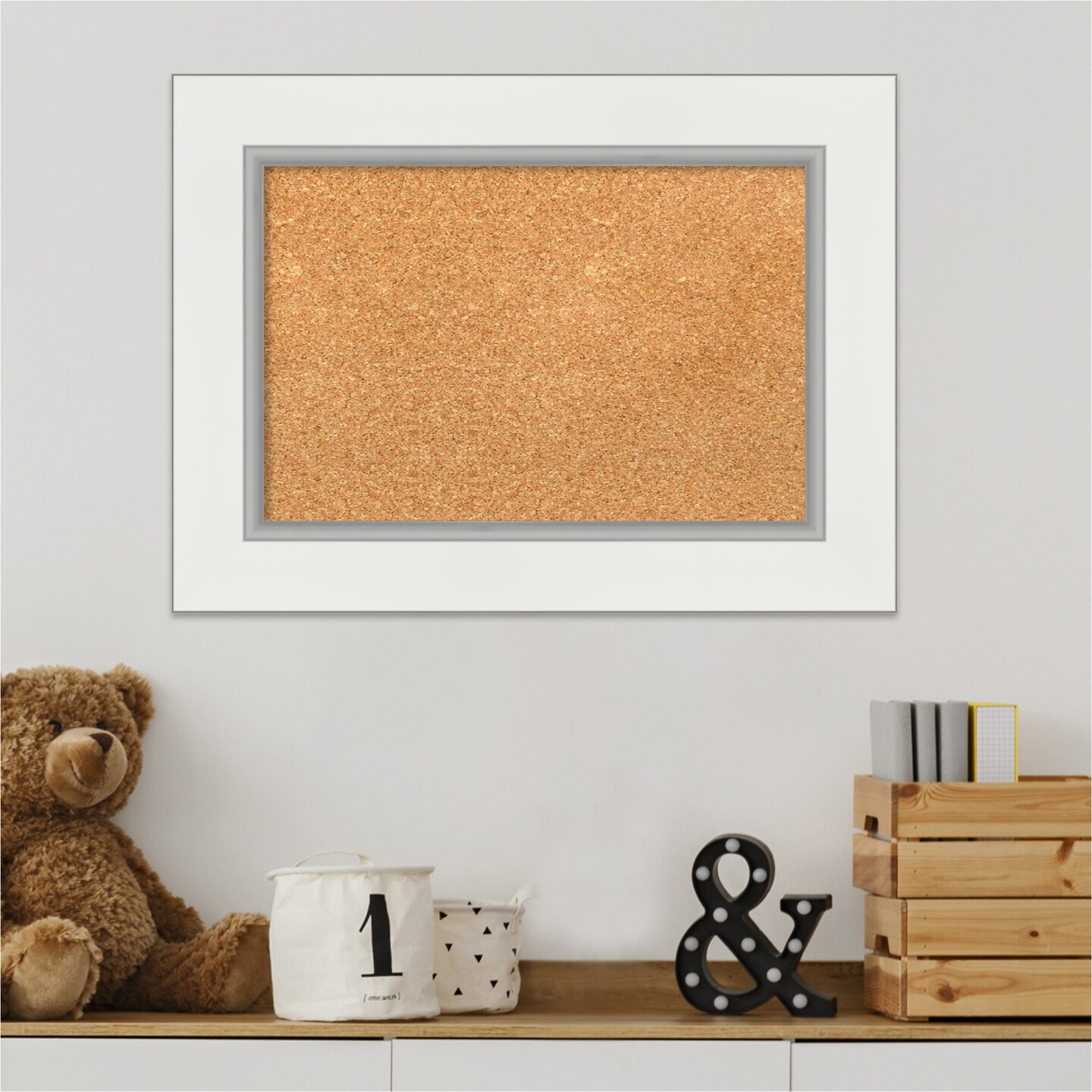 Cork Board, Eva Frame - Bulletin Board, Organization Board, Pin Board