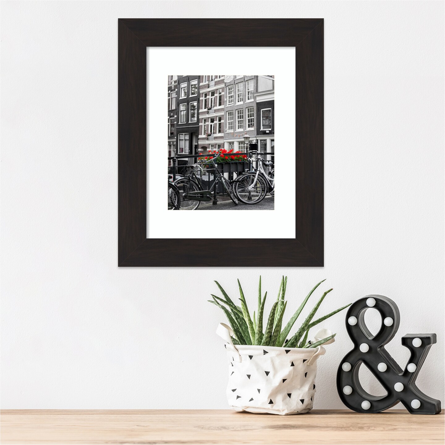 Amanti Art Furniture Espresso Narrow Picture Frame