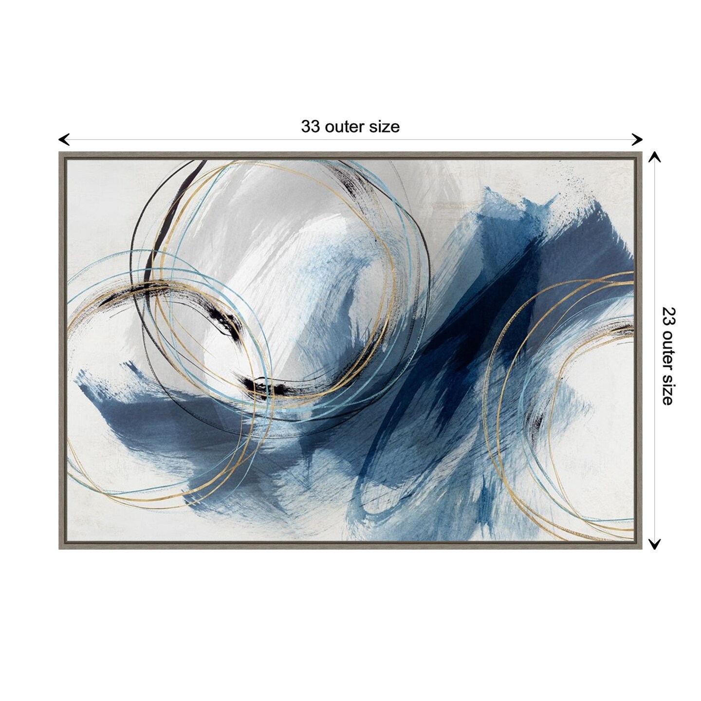 Detour by Karen Hale Canvas Wall Art Print Framed