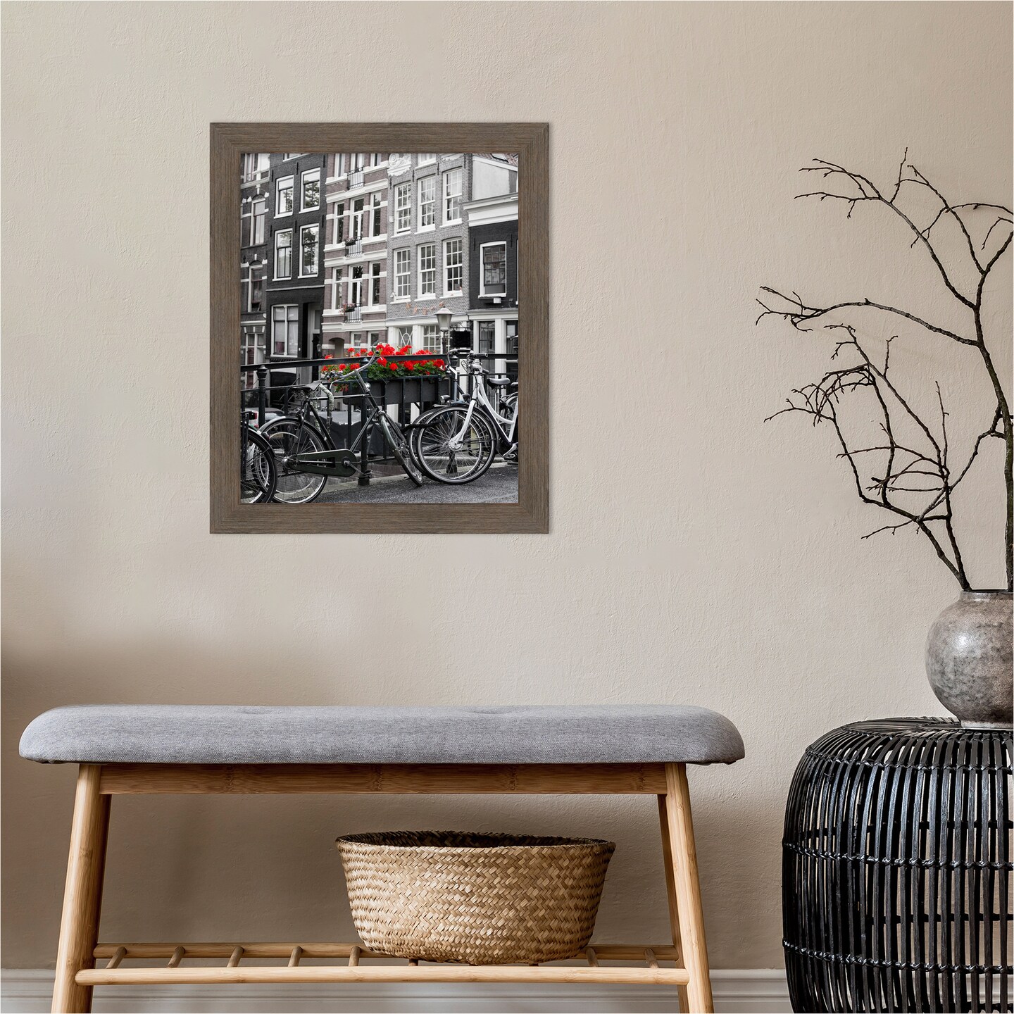 Hardwood Narrow Wood Picture Frame