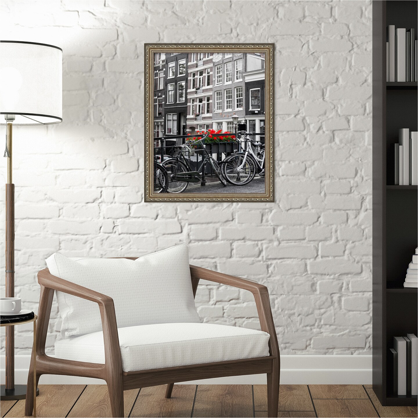 Parisian Silver Wood Picture Frame