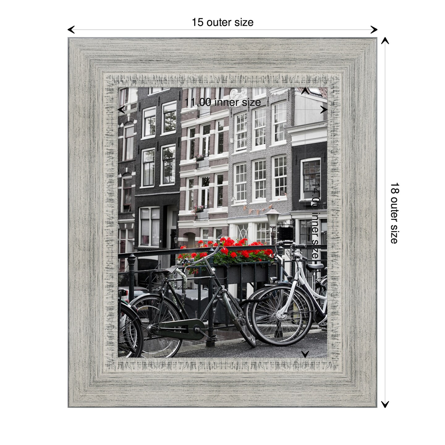 Rustic White Wash Wood Picture Frame Michaels