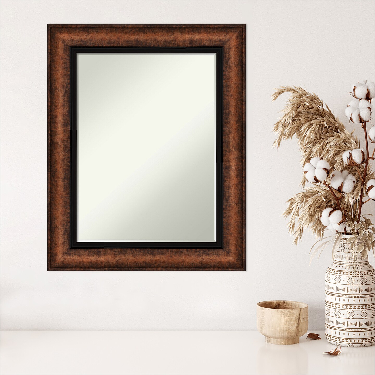 Petite Bevel Wall Mirror, Vogue Frame