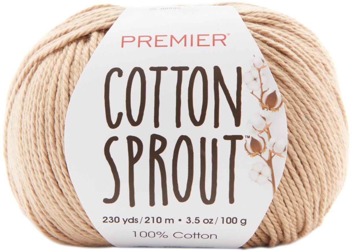 Premier Yarns Cotton Sprout YarnBeige Stencils & Forms Michaels