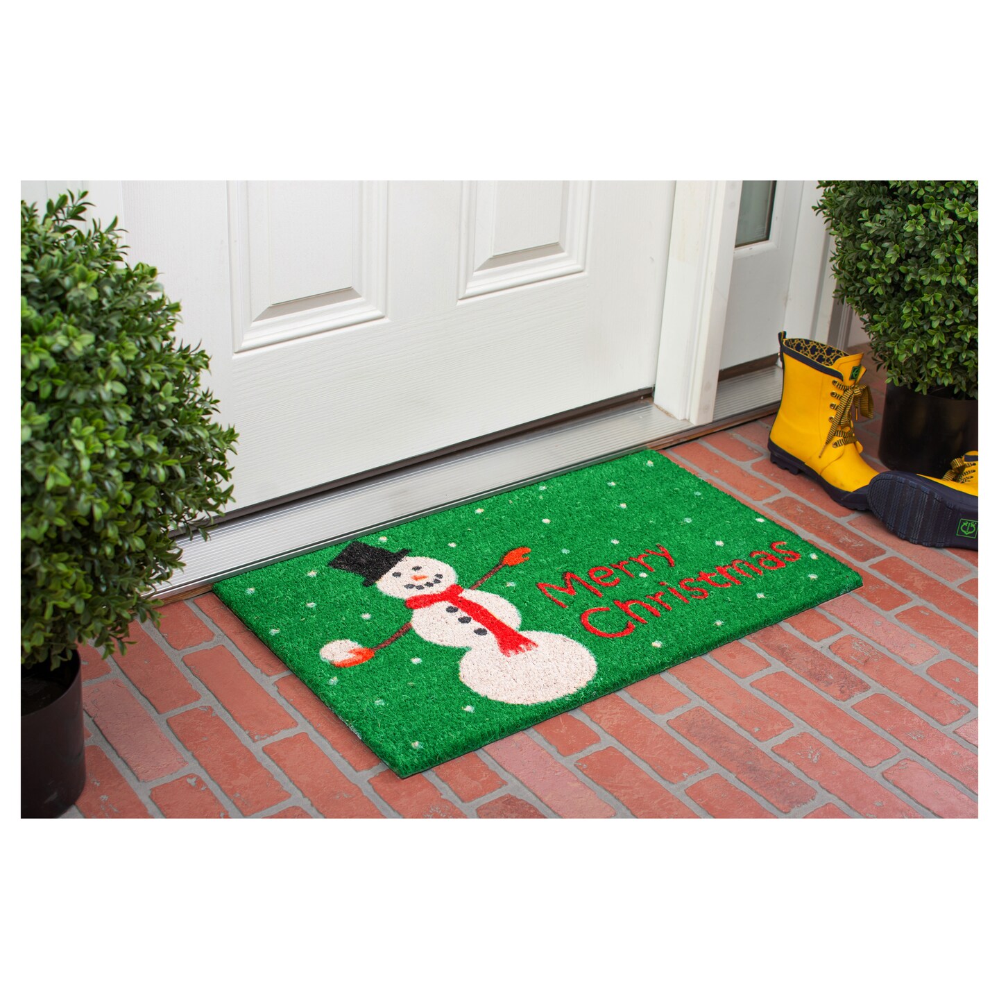 Christmas Snowman Doormat