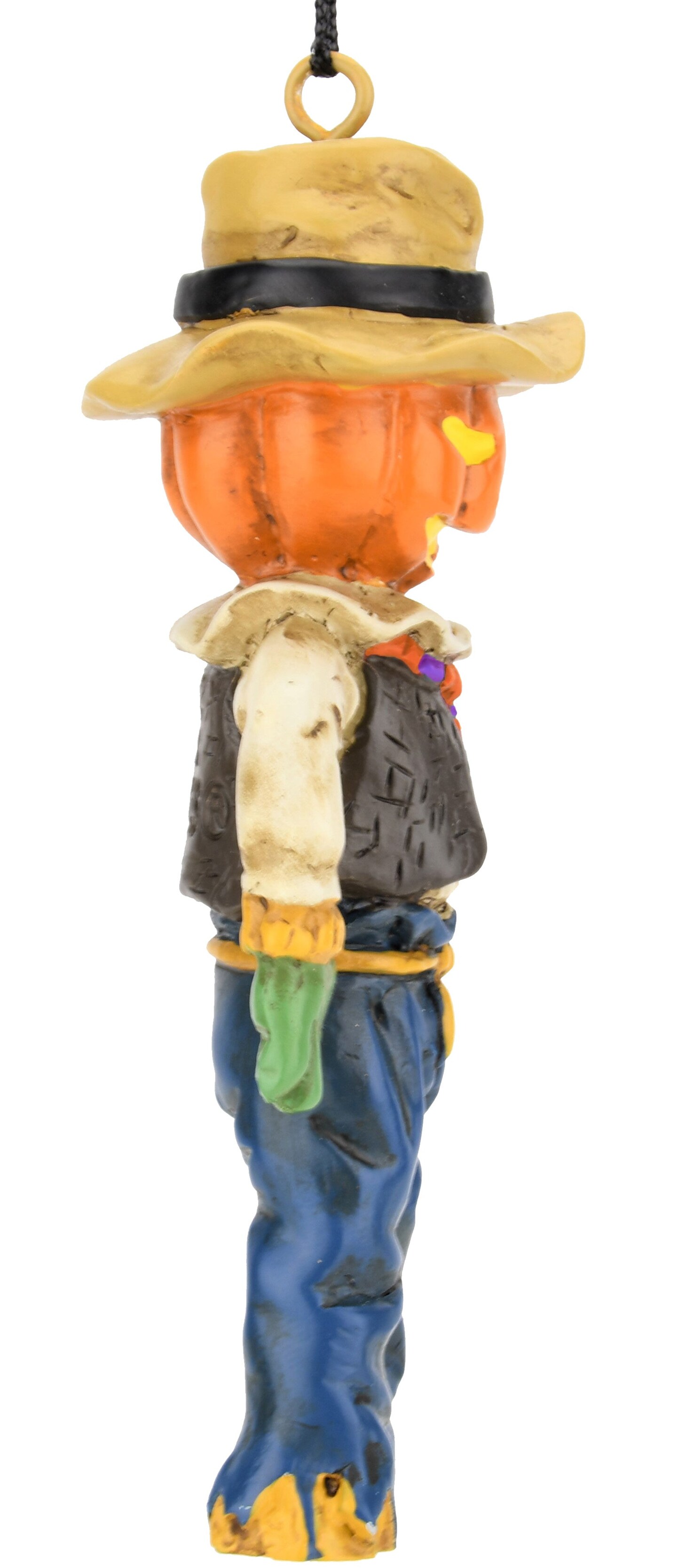 Pumpkin Head Scarecrow Halloween Ornament