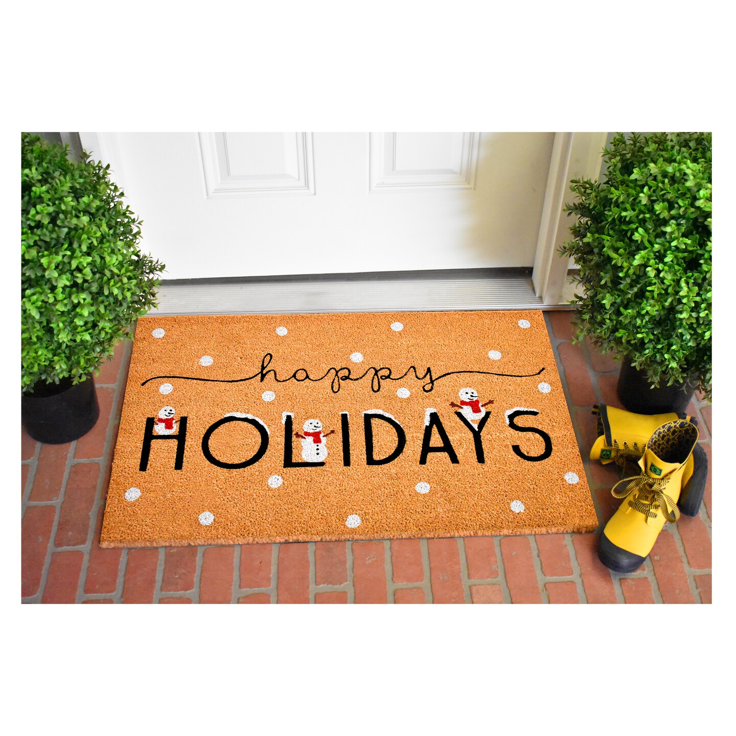 Holiday Joy Doormat