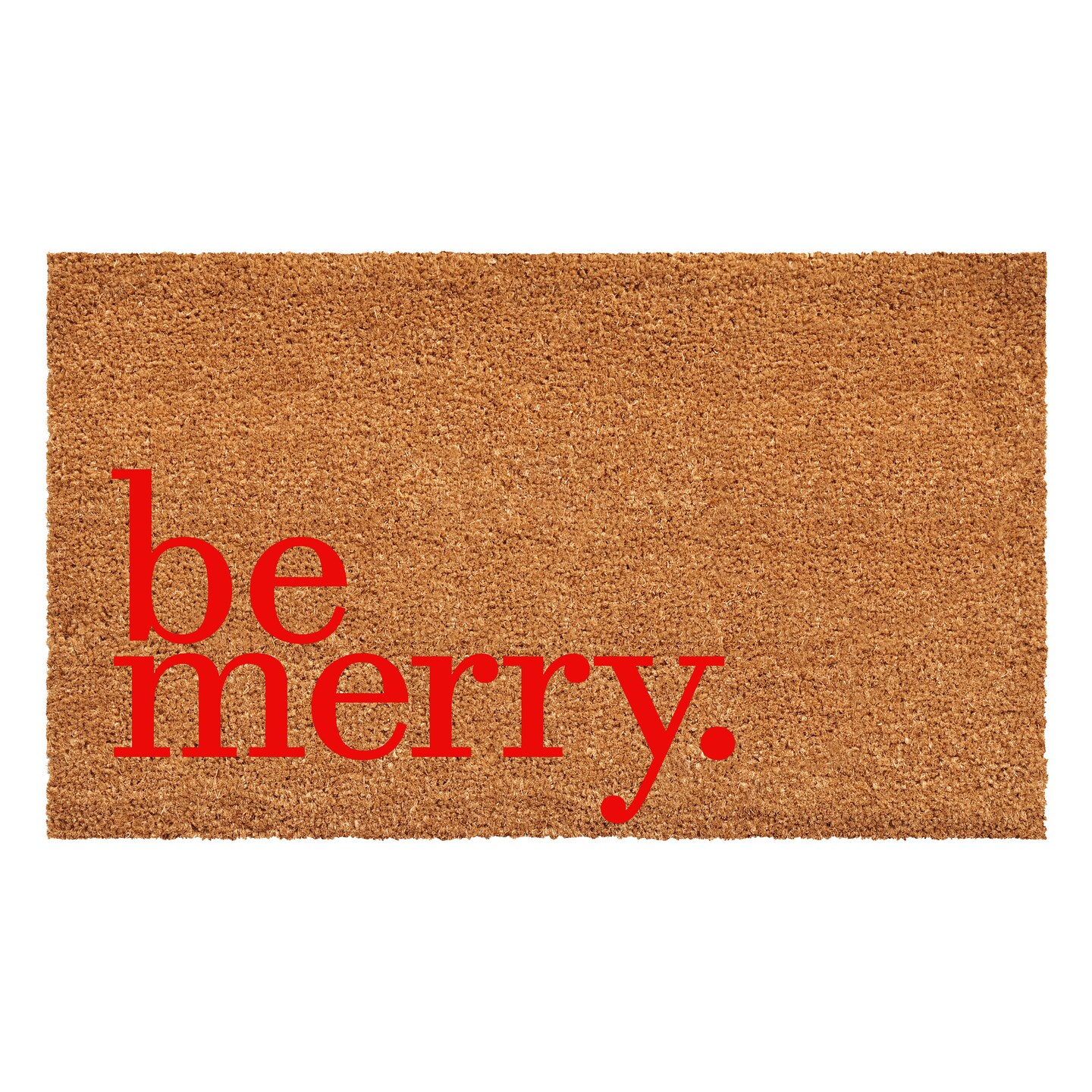 Be Merry Red Doormat