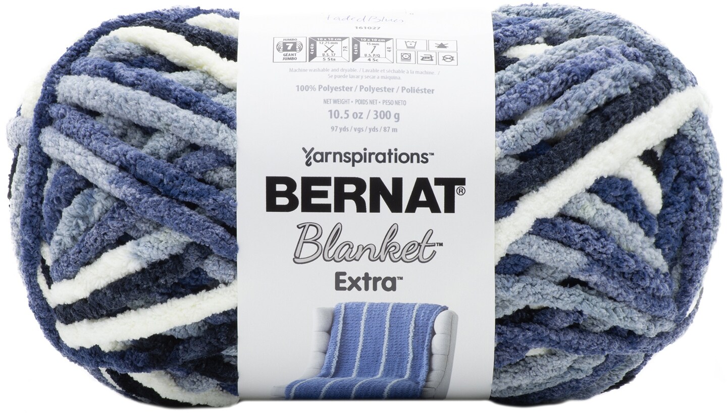 Bernat Blanket Extra YarnFaded Blues Accessories Michaels