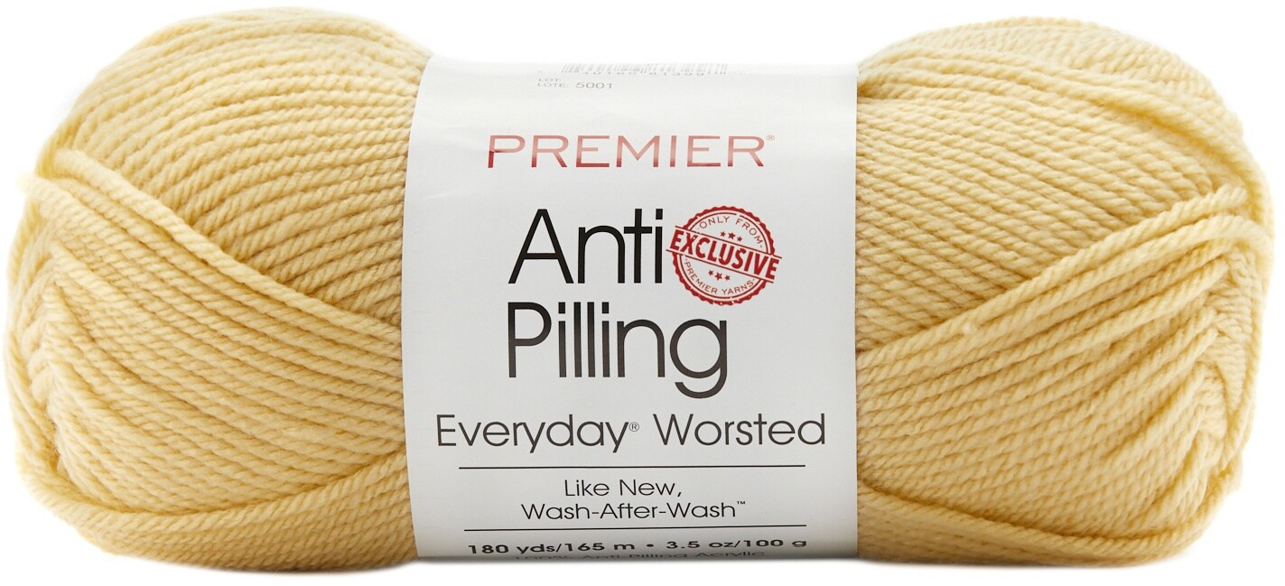 Premier Yarns AntiPilling Everyday Worsted Solid YarnButter