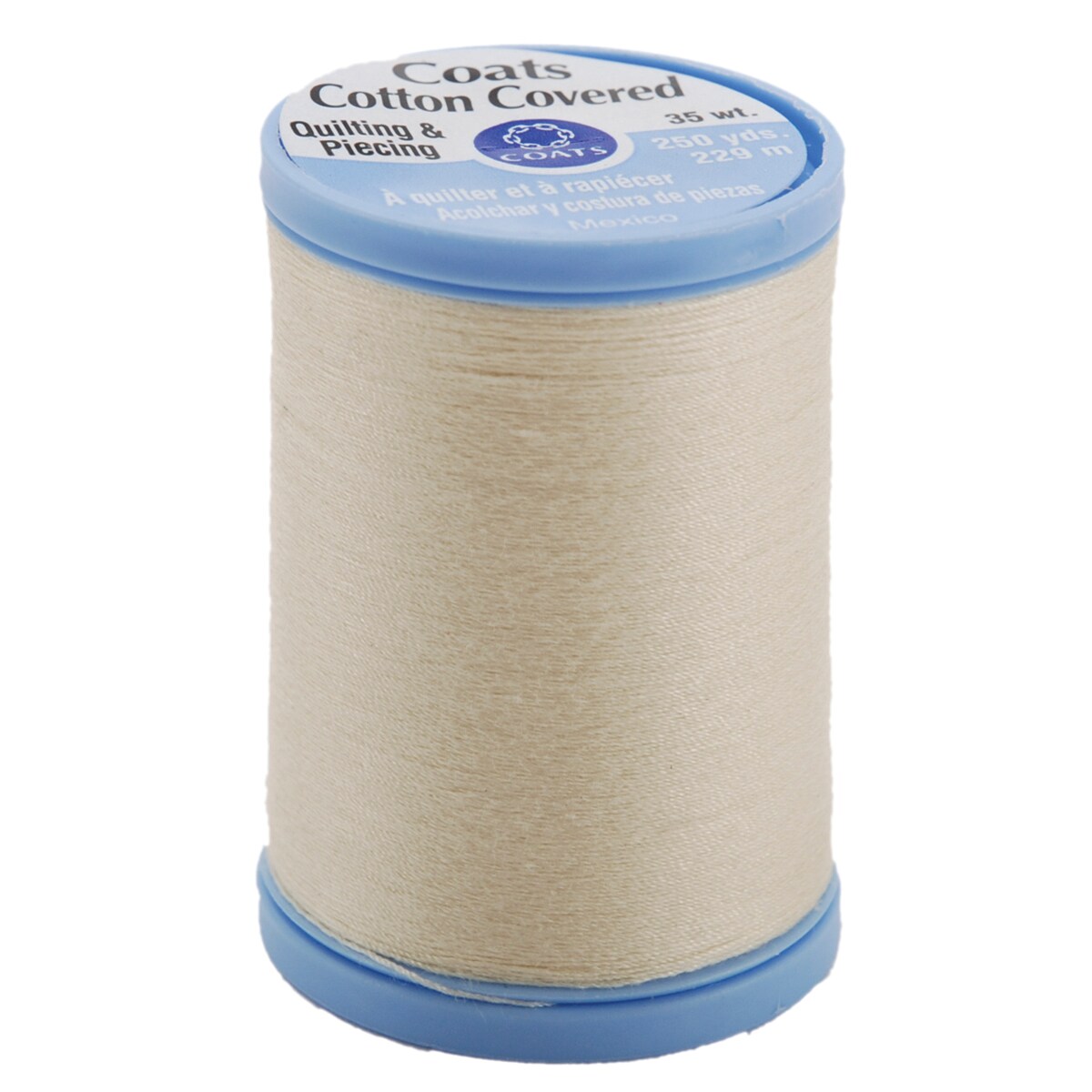 Coats Cotton Covered Quilting & Piecing Thread 250ydCream Stencils