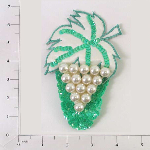 Grape Cluster Sequin Applique/Patch