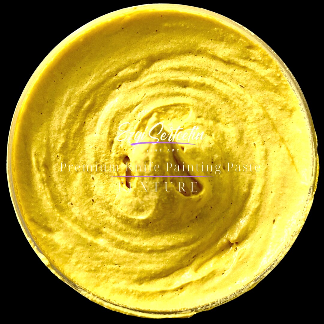 Premium Palette Knife Painting Paste|Modeling Paste|Texture Paste|Authentic Bright Colors|Ready to Use|Easy to Apply| 6oz by Volume|Ezgi Sertcetin