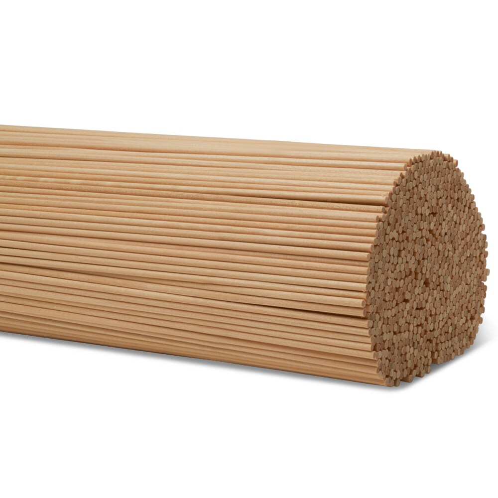 Wooden Dowel Rods 1/8 inch Thick, Multiple Lengths Available