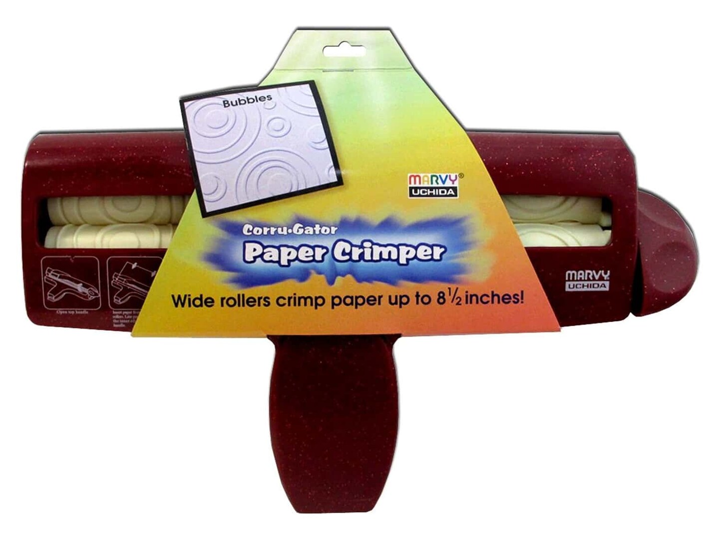 Uchida Corrugator Paper Crimper 8.5 in. x 11 in. Bubble