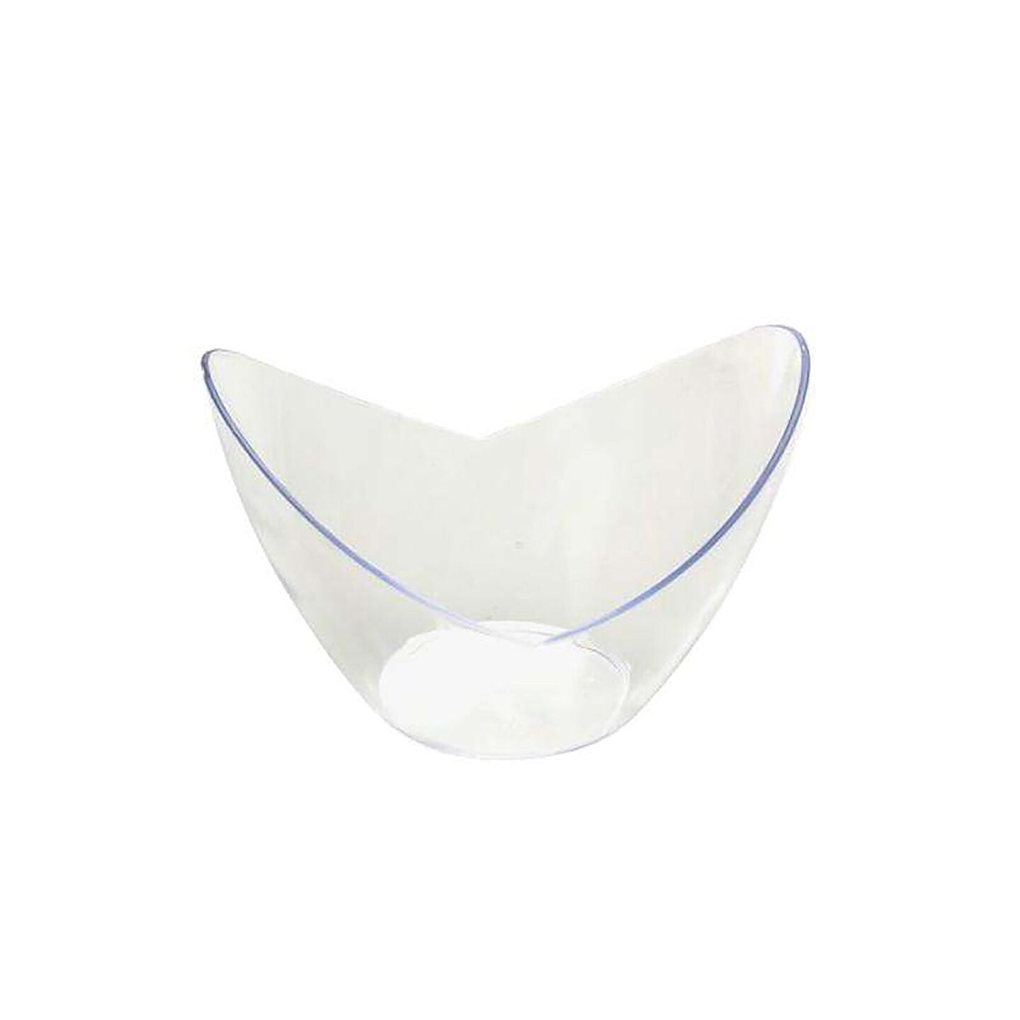 Clear Small Disposable Plastic Concave Cups - 2 Ounce (288 Cups)