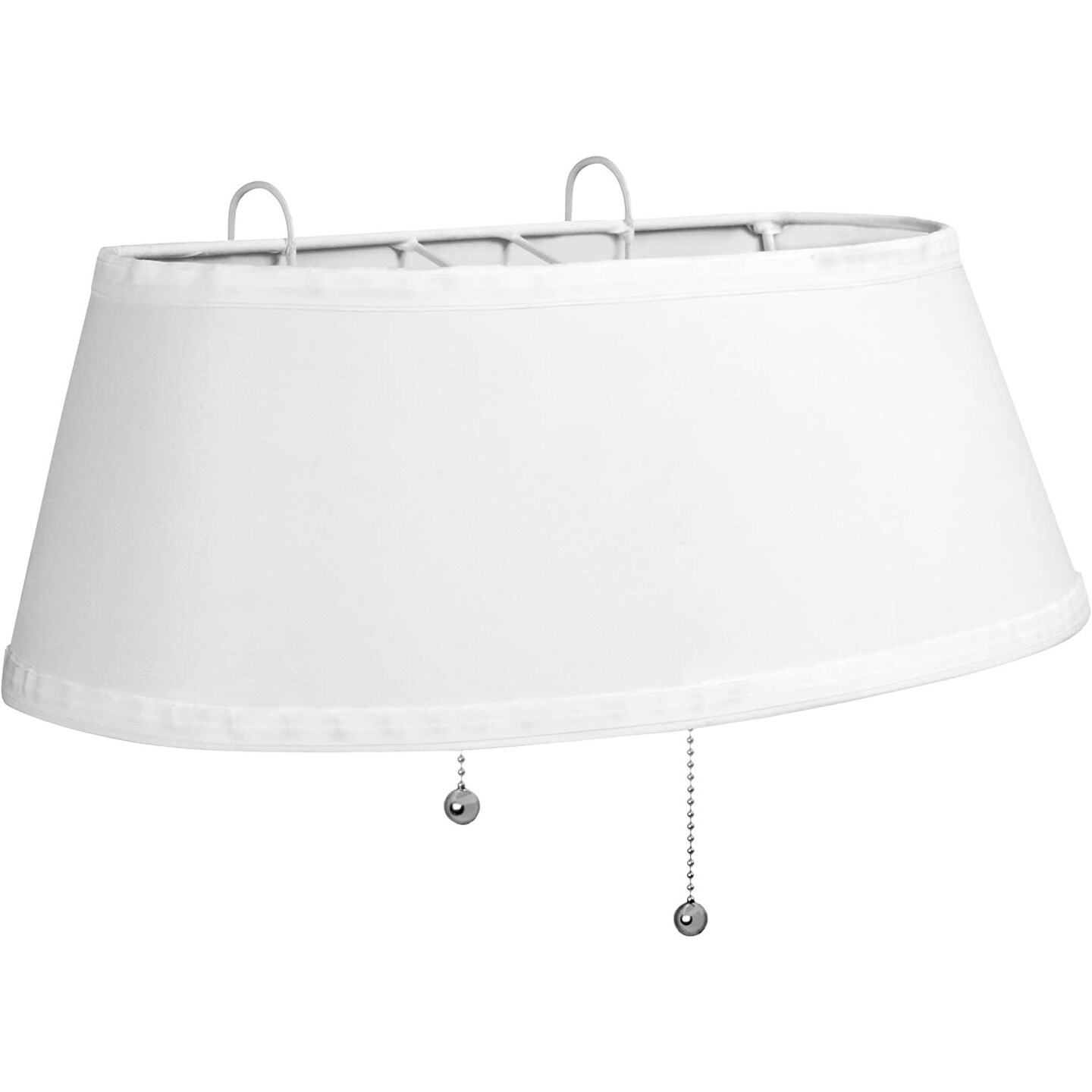 Double Headboard Bedroom Reading Lamp White Shade Chain Pull 40 Watt Lamps & Lighting Michaels
