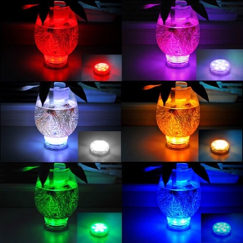 Perfect Holiday Submersible RGB Light with Remote